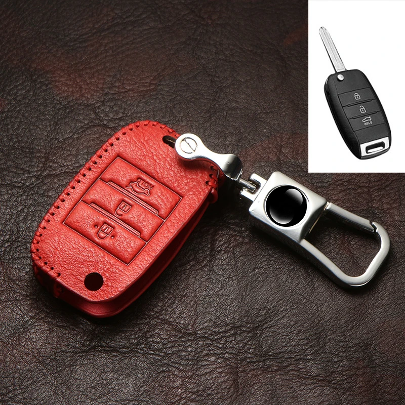 Genuine Leather Flip Folding Car Key Cover For KIA Sid Rio Soul Sportage Ceed Sorento Cerato K2 K3 K4 K5 Remote Case Protection
Genuine Leather Flip Folding Car Key Cover For KIA Sid Rio Soul Sportage Ceed Sorento Cerato K2 K3 K4 K5 Remote Case Protection