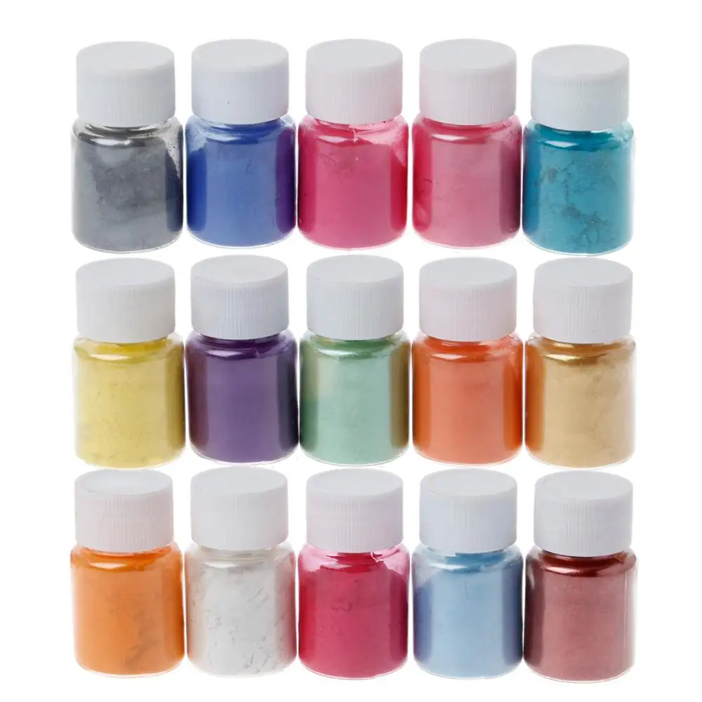 15 Colors Mica Powder Epoxy Resin Dye Pearl Pigment Natural Mica Mineral Powder New 2019
15 Colors Mica Powder Epoxy Resin Dye Pearl Pigment Natural Mica Mineral Powder New 2019