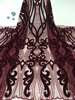 African Dresses For Women Nigeriane, African Textiles Lace Purple, Sequins Velvet Net Lace Fabric(7-19
African Dresses For Women Nigeriane, African Textiles Lace Purple, Sequins Velvet Net Lace Fabric(7-19
