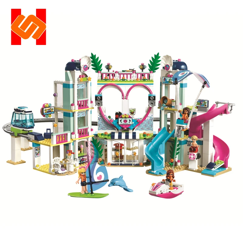 Compatible Lepingly Friends Legoing Friends 41347 The Heartlake City Resort playmobil 1029pcs Building Block Brick Toys Gift 
Compatible Lepingly Friends Legoing Friends 41347 The Heartlake City Resort playmobil 1029pcs Building Block Brick Toys Gift