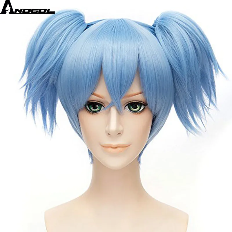 Anogol Assassination Sally Face Sallyface Short Straight Doule Ponytails Harajuku Blue Synthetic Cosplay Wig For Halloween
Anogol Assassination Sally Face Sallyface Short Straight Doule Ponytails Harajuku Blue Synthetic Cosplay Wig For Halloween