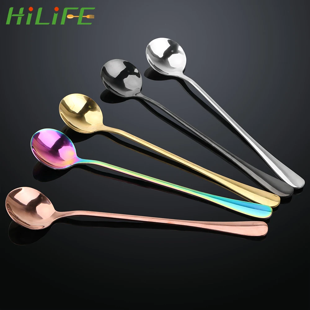 HILIFE Home Kitchen 18.5 CM Ice Coffee Spoon Tableware Spoon Round Shape Long Handle Spoon Stainless Steel
HILIFE Home Kitchen 18.5 CM Ice Coffee Spoon Tableware Spoon Round Shape Long Handle Spoon Stainless Steel
