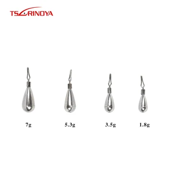 TSURINOYA Fishing Lead Sinker 1.8g 3.5g 5.3g 7gBullet Fishing Weight Sinker Split Shot Fishing Kits Pesca Fishing Accessories
TSURINOYA Fishing Lead Sinker 1.8g 3.5g 5.3g 7gBullet Fishing Weight Sinker Split Shot Fishing Kits Pesca Fishing Accessories