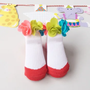 Newborn Baby Color Petals Socks Lace Baby Socks Cotton Princess Floor Sock Three - Dimensional Modeling Striped Socks Hot Sale
Newborn Baby Color Petals Socks Lace Baby Socks Cotton Princess Floor Sock Three - Dimensional Modeling Striped Socks Hot Sale