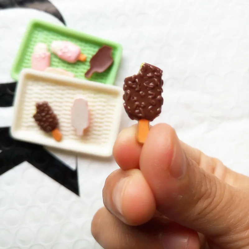 Tanduzi 10PCS Crunchy Ice-lolly Simulation Mini Ice Cream Resin Popsicle Flatback Cabochon Scrapbooking DIY Food Decoden
Tanduzi 10PCS Crunchy Ice-lolly Simulation Mini Ice Cream Resin Popsicle Flatback Cabochon Scrapbooking DIY Food Decoden