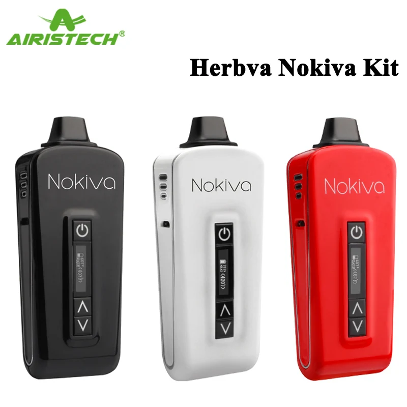 Original Airistech Herbva Nokiva Kit Dry Herb Vaporizer Pen with Ceramic Coil heating Chamber Touch Screen Electronic Cigarette
Original Airistech Herbva Nokiva Kit Dry Herb Vaporizer Pen with Ceramic Coil heating Chamber Touch Screen Electronic Cigarette