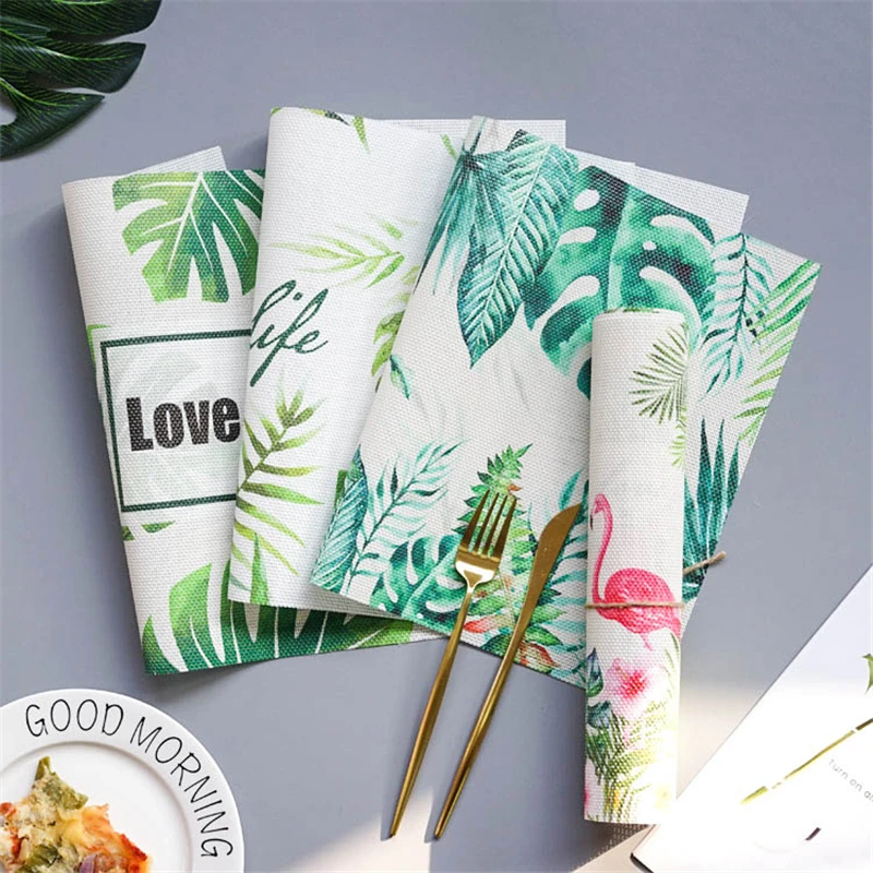Plant Flamingo PVC Placemat Easy clean Dining Table Mat Disc Pads Insulation Coasters Waterproof Table Cloth Slip-resistant Pad
Plant Flamingo PVC Placemat Easy clean Dining Table Mat Disc Pads Insulation Coasters Waterproof Table Cloth Slip-resistant Pad