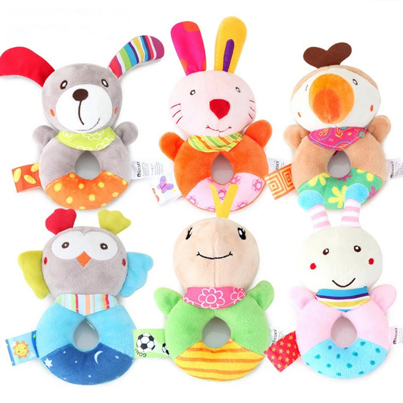 Cute Baby Toys Soft Plush Infant Development Animal Handbells Rattles Toys Gift Toys For Newborn Hand Bells 0-12 Month
Cute Baby Toys Soft Plush Infant Development Animal Handbells Rattles Toys Gift Toys For Newborn Hand Bells 0-12 Month
