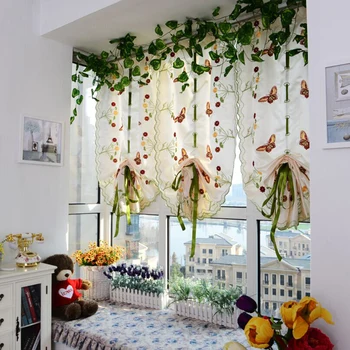 1PCS Roman Sheer Curtain Drape Panel Embroidered Curtains for Kitchen Living Room Bedroom Tulle Window Screening Treatment
1PCS Roman Sheer Curtain Drape Panel Embroidered Curtains for Kitchen Living Room Bedroom Tulle Window Screening Treatment