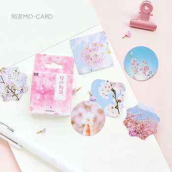C09 45pcs /Pack Romantic Sakura Mini Stickers DIY Decorative Sealing Paste Stick Label School Office Supply
C09 45pcs /Pack Romantic Sakura Mini Stickers DIY Decorative Sealing Paste Stick Label School Office Supply