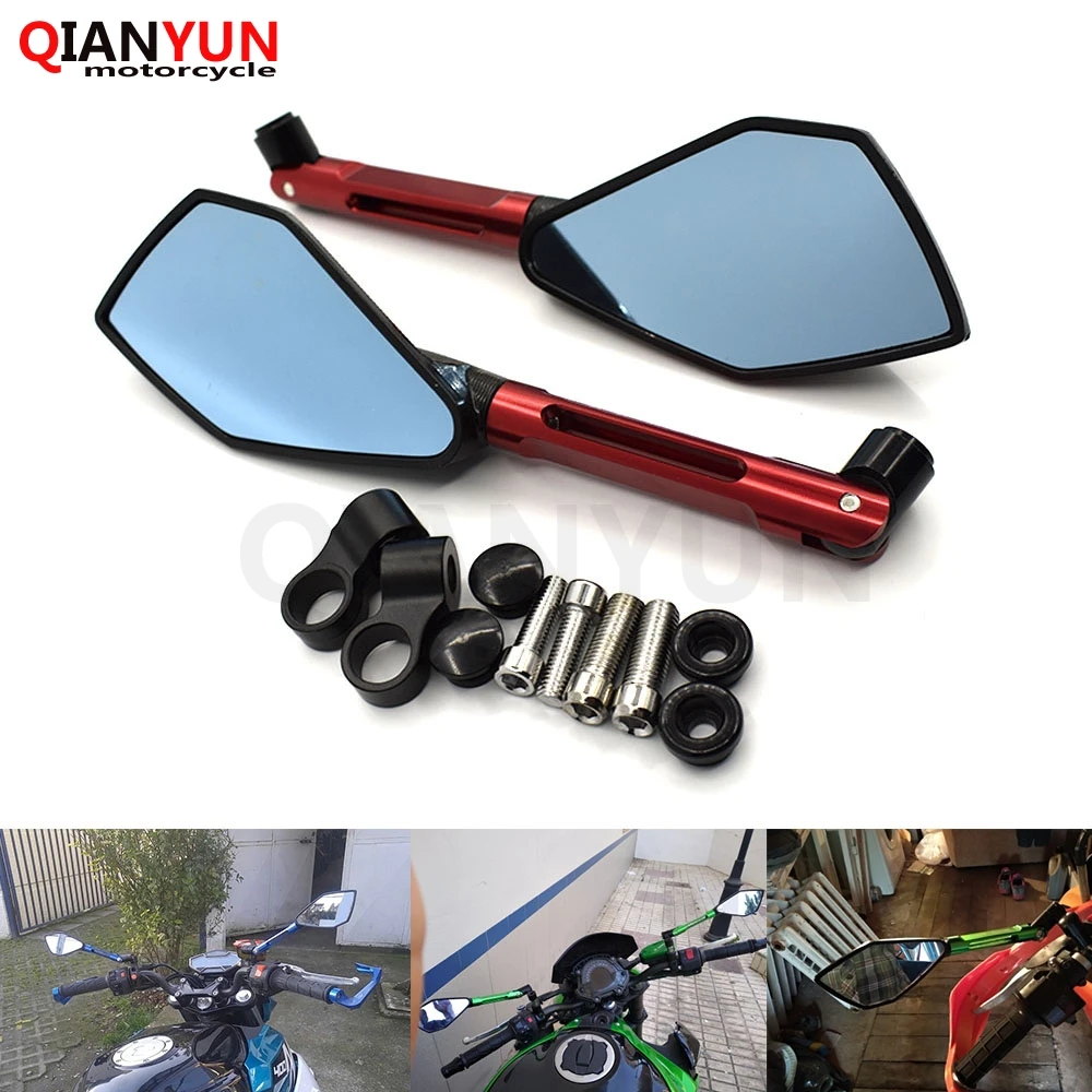 Universal Motorcycle Mirrors motorbike CNC Rearview side Mirror Aluminum For Honda CBR500R CB500F CB500X CBR 500R CB500 F/ X
Universal Motorcycle Mirrors motorbike CNC Rearview side Mirror Aluminum For Honda CBR500R CB500F CB500X CBR 500R CB500 F/ X