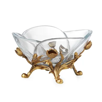 Europe style copper inlaid ceramic fruit plate angel lotus petals compote high-grade Home decoration candy bowl
Europe style copper inlaid ceramic fruit plate angel lotus petals compote high-grade Home decoration candy bowl