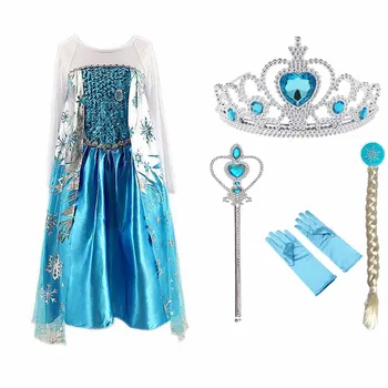 Multi Costume Elsa Anna Girl Dress Girl's Party Princess Cosplay Baby Dresses Children Kids For Girls Elza Vestidos Clothing
Multi Costume Elsa Anna Girl Dress Girl's Party Princess Cosplay Baby Dresses Children Kids For Girls Elza Vestidos Clothing