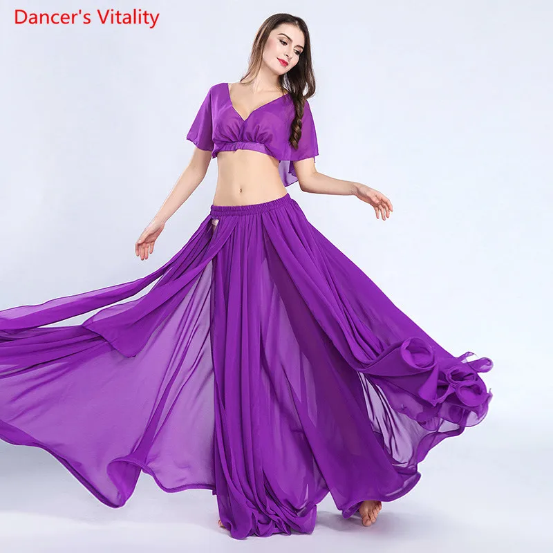 New Women's Chiffon Suit Summer 2 pcs. Belly Dance Skirt Dancer Performance Costumes11 Colors Free Shipping
New Women's Chiffon Suit Summer 2 pcs. Belly Dance Skirt Dancer Performance Costumes11 Colors Free Shipping