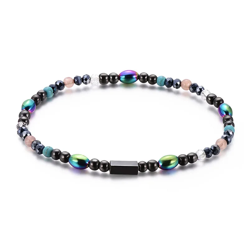 Fashion Multicolor Rhinestone Magnetic Anklet for Women Men Hematite Acrylic Beads Stone Foot Jewelry Gifts
Fashion Multicolor Rhinestone Magnetic Anklet for Women Men Hematite Acrylic Beads Stone Foot Jewelry Gifts