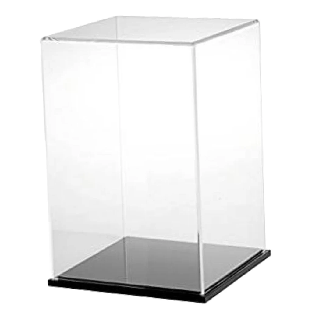 18x14x25cm Acrylic Display Show Box Case Toys Dustproof Tray Protection Display Box Case for Children Blocks Toys Display