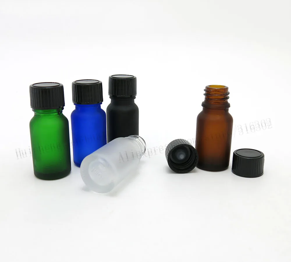200 x 10ml Frost Amber Green blue Clear Black Boston Round Glass Essential Oil Bottler With Black Polyseal (Cone)Lined Closures
200 x 10ml Frost Amber Green blue Clear Black Boston Round Glass Essential Oil Bottler With Black Polyseal (Cone)Lined Closures