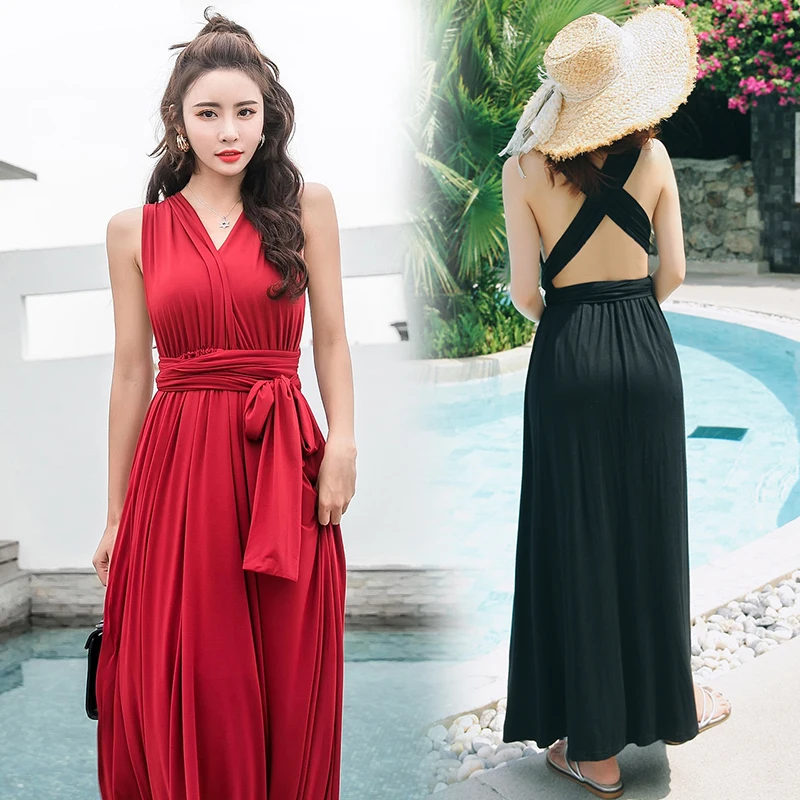 Halter Neck Backless Bohemian Dress Vintage Belted Slim Long Dress Vocation Beach Dress Vestidos Robe Mujer 2019
Halter Neck Backless Bohemian Dress Vintage Belted Slim Long Dress Vocation Beach Dress Vestidos Robe Mujer 2019
