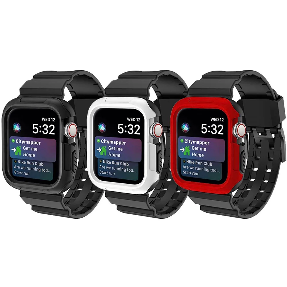 2019 New Sport Silicone Strap for Apple Watch Series 4 44mm 40mm Band with Case for iwatch 4 Wrist Watchband Accessories
2019 New Sport Silicone Strap for Apple Watch Series 4 44mm 40mm Band with Case for iwatch 4 Wrist Watchband Accessories