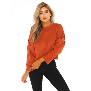 Women Solid Bandage Eyelet Long Sleeve Hoodie Sweatshirt Hooded Jumper Short Paragraph Pullover Tops
Women Solid Bandage Eyelet Long Sleeve Hoodie Sweatshirt Hooded Jumper Short Paragraph Pullover Tops