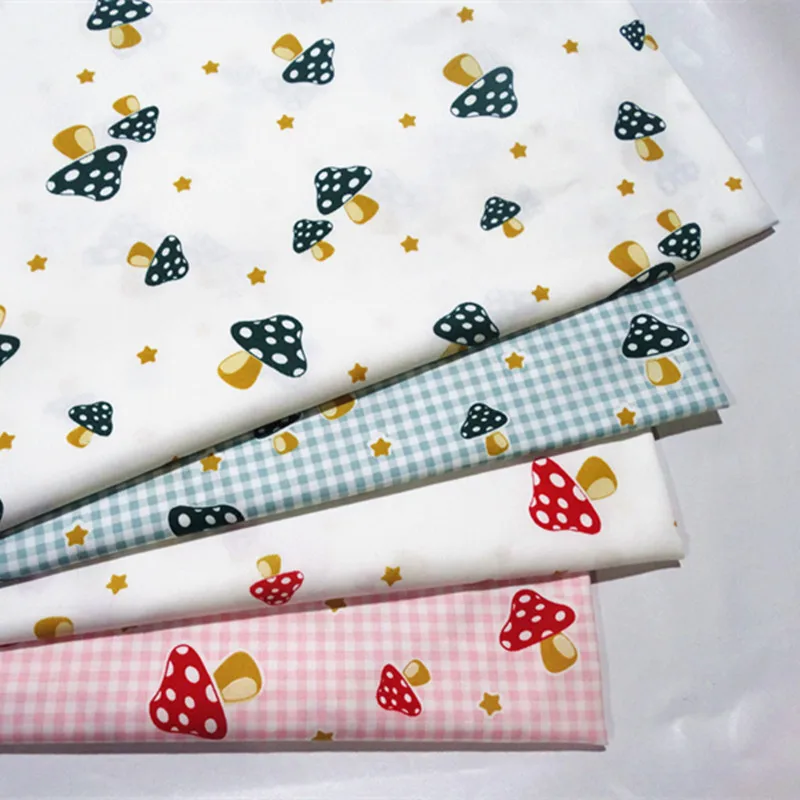 half meter mushroom cartoon print 100% cotton fabric for baby's bed sack handmade garment dress cloth B15
half meter mushroom cartoon print 100% cotton fabric for baby's bed sack handmade garment dress cloth B15