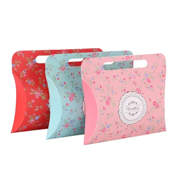 50pcs floral Color Favor candy Box bag New craft paper Pillow Shape box with bowknot Wedding Favor Gift Boxes pie Party Box bags
50pcs floral Color Favor candy Box bag New craft paper Pillow Shape box with bowknot Wedding Favor Gift Boxes pie Party Box bags