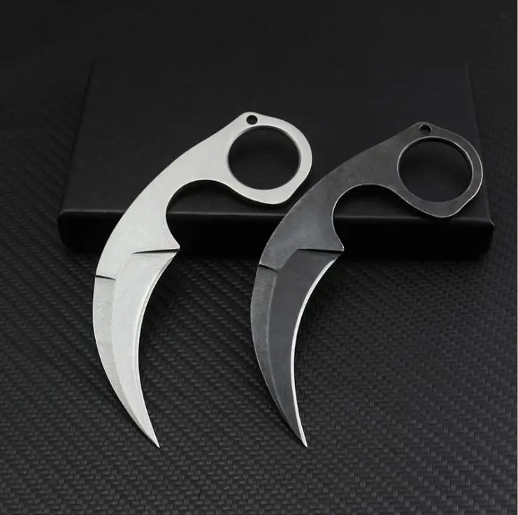 Trskt Bastinelli Claw Knives Camping Knife 440C steel Tactical Pocket Hunting Cutter 58Hrc Hunting Survival Karambit Tools
Trskt Bastinelli Claw Knives Camping Knife 440C steel Tactical Pocket Hunting Cutter 58Hrc Hunting Survival Karambit Tools