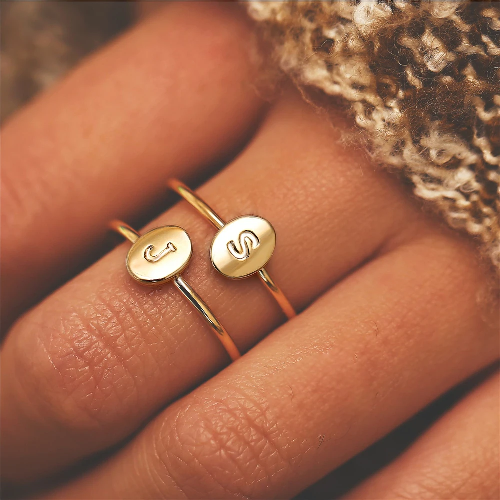 IF ME Vintage Oval 26 Letters Metal Rings For Women Lover Gold Silver Color Trendy DIY Name Design Ring Gift Statement Jewelry
IF ME Vintage Oval 26 Letters Metal Rings For Women Lover Gold Silver Color Trendy DIY Name Design Ring Gift Statement Jewelry