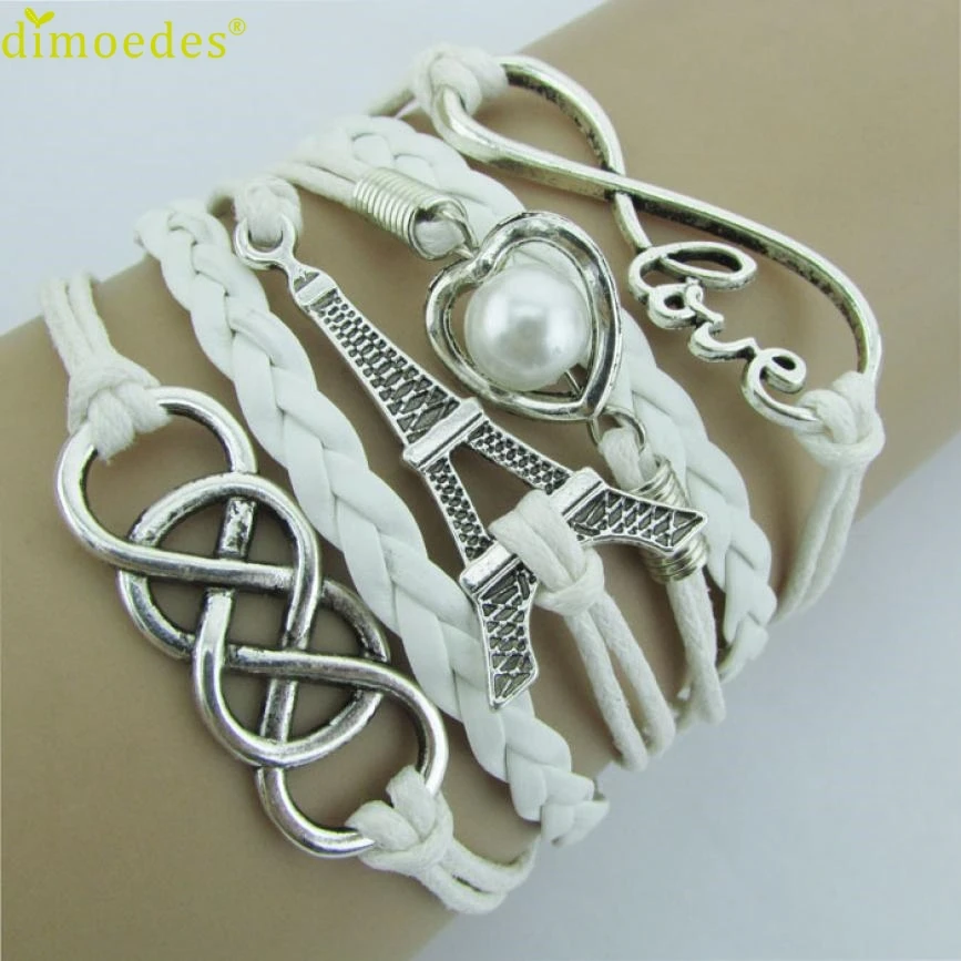 Gussy Life Belongs to you wholesale New Infinity LOVE Heart Eiffel Tower Friendship Leather Charm Bracelet Jan17
Gussy Life Belongs to you wholesale New Infinity LOVE Heart Eiffel Tower Friendship Leather Charm Bracelet Jan17