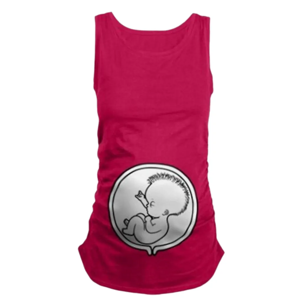 MUQGEW Women's Maternity Sleeveless Tops Cartoon Pattern Nursing Baby Vest Clothes Summer Tops Pregnancy Ropa Mujer 2019
MUQGEW Women's Maternity Sleeveless Tops Cartoon Pattern Nursing Baby Vest Clothes Summer Tops Pregnancy Ropa Mujer 2019