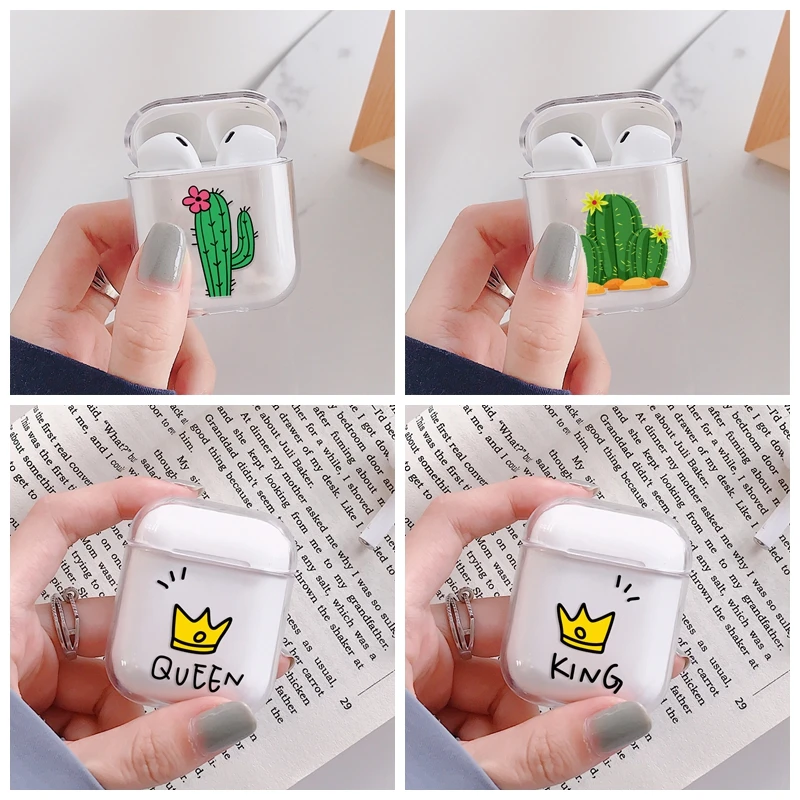 Transparent PC Earphone Cases For Apple AirPods 2nd Charging Box Pouch Cute Cartoon Cactus Crystal Clear Cover Bag For Airpods 1
Transparent PC Earphone Cases For Apple AirPods 2nd Charging Box Pouch Cute Cartoon Cactus Crystal Clear Cover Bag For Airpods 1