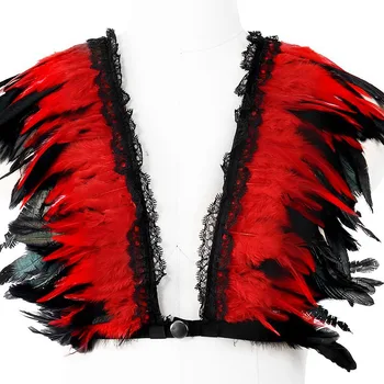 festival Feather Epaulette Vest Burning man Cape Shoulder wings Harness Bra Unisex Top Halter Bra Dance Rave Body Harness
festival Feather Epaulette Vest Burning man Cape Shoulder wings Harness Bra Unisex Top Halter Bra Dance Rave Body Harness