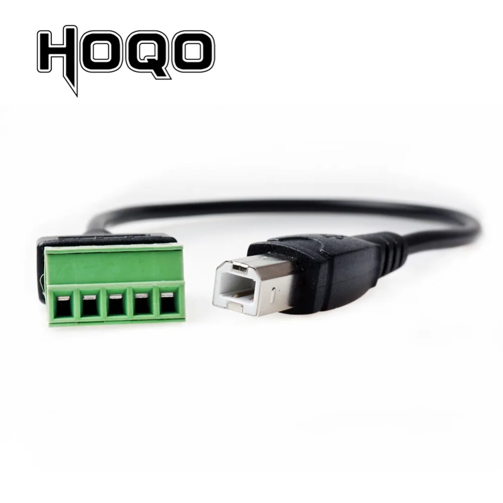 USB 2.0 B Male to 5 Pin Screw Connector USB Jack with Shield USB2.0 Type B to Screw Terminal Plug
USB 2.0 B Male to 5 Pin Screw Connector USB Jack with Shield USB2.0 Type B to Screw Terminal Plug