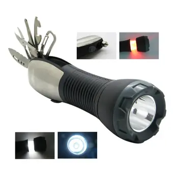 20pcs/lot Multifunctional 8 In 1 Escape Emergency Tools LED Multi-Tool Flashlight with Safety Hammer Red Warning Lights
20pcs/lot Multifunctional 8 In 1 Escape Emergency Tools LED Multi-Tool Flashlight with Safety Hammer Red Warning Lights