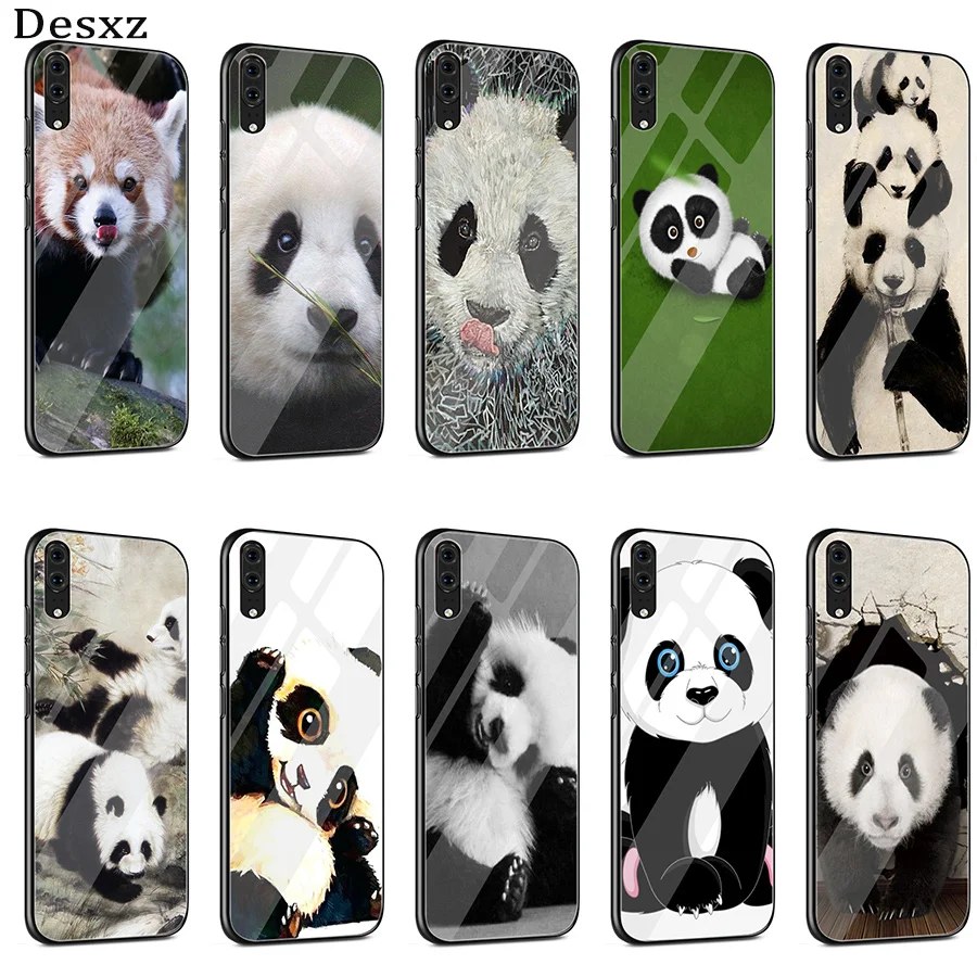 Desxz эскизы панда роскошный модный чехол для телефона Huawei P10 P20 Pro P Smart Mate 10 20 Lite Y6 Y9