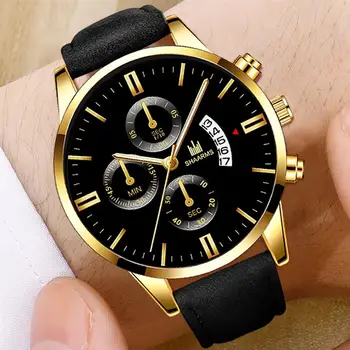 Relogio Masculino Men Fashion Sport Watch Leather Band Stainless Steel Quartz Wristwatch Male Luxury Brand Military Date Watches
Relogio Masculino Men Fashion Sport Watch Leather Band Stainless Steel Quartz Wristwatch Male Luxury Brand Military Date Watches