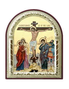 Religion series crucifixion Jesus religious icon painting picture photo frame cheap orthodox church supply metal silver pendant
Religion series crucifixion Jesus religious icon painting picture photo frame cheap orthodox church supply metal silver pendant