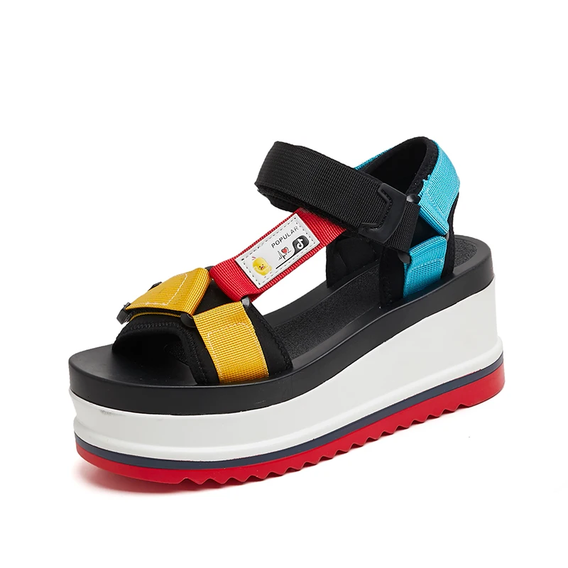 Net red wedge sandals woman shoes 2019 new summer thick bottom wild fashion casual beach Roman sandals and slippers
Net red wedge sandals woman shoes 2019 new summer thick bottom wild fashion casual beach Roman sandals and slippers