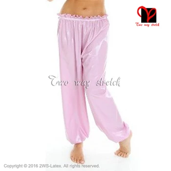 Pink Sexy Loose Latex pants front buttons bloomers Rubber Pants Gummi Trousers Long XXXL plus size KZ-124
Pink Sexy Loose Latex pants front buttons bloomers Rubber Pants Gummi Trousers Long XXXL plus size KZ-124
