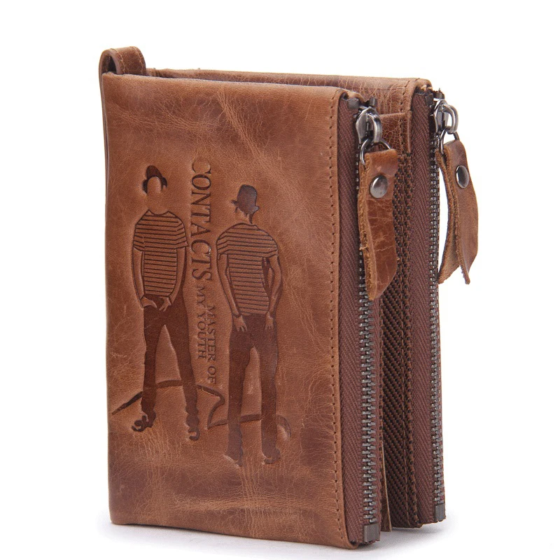 Fashion Brand Genuine Leather Men Wallets Male Card Holder Coin Pockets Purse Cowhide Leather Casual Clutch Bag 2018 New
Fashion Brand Genuine Leather Men Wallets Male Card Holder Coin Pockets Purse Cowhide Leather Casual Clutch Bag 2018 New
