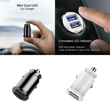 Universal Mini USB Car Charger For Phone Tablet GPS 3.1A Fast Charging Charger for iPhone Dual USB Car Phone Charger Adapter
Universal Mini USB Car Charger For Phone Tablet GPS 3.1A Fast Charging Charger for iPhone Dual USB Car Phone Charger Adapter