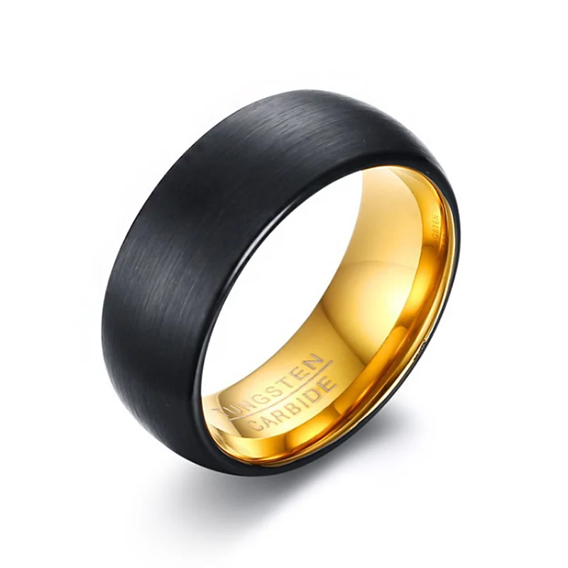 Black & Gold Color Matte Surface Tungsten Ring for Men Wedding Band Party Jewelry Male Casual Accessories
Black & Gold Color Matte Surface Tungsten Ring for Men Wedding Band Party Jewelry Male Casual Accessories