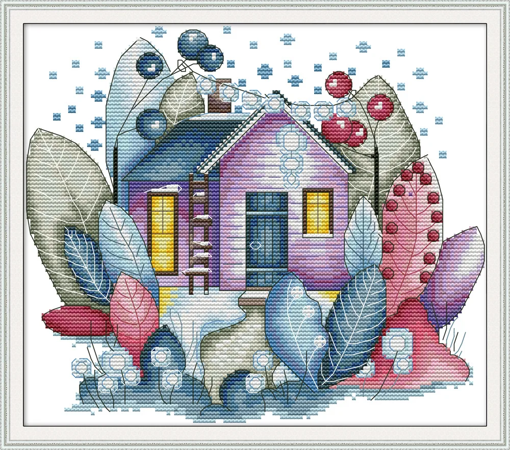 Magic Cabin - Winter DMC Counted Chinese Cross Stitch Kits Printed Cross-Stitch Set Embroidery Needlework
Magic Cabin - Winter DMC Counted Chinese Cross Stitch Kits Printed Cross-Stitch Set Embroidery Needlework