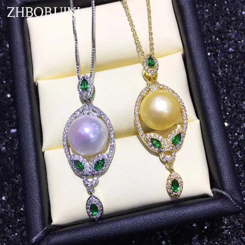 ZHBORUINI Pearl Necklace Natural Freshwater Pearl Big Pendant 925 Sterling Silver For Woman Pearl Jewelry Dropshipping Gift
ZHBORUINI Pearl Necklace Natural Freshwater Pearl Big Pendant 925 Sterling Silver For Woman Pearl Jewelry Dropshipping Gift