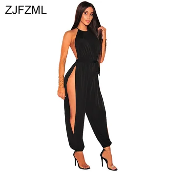 Spaghetti Strap Sexy One Piece Overall Women Off The Shoulder Sleeveless Beach Jumpsuit Summer Double Side High Slit Long Romper
Spaghetti Strap Sexy One Piece Overall Women Off The Shoulder Sleeveless Beach Jumpsuit Summer Double Side High Slit Long Romper