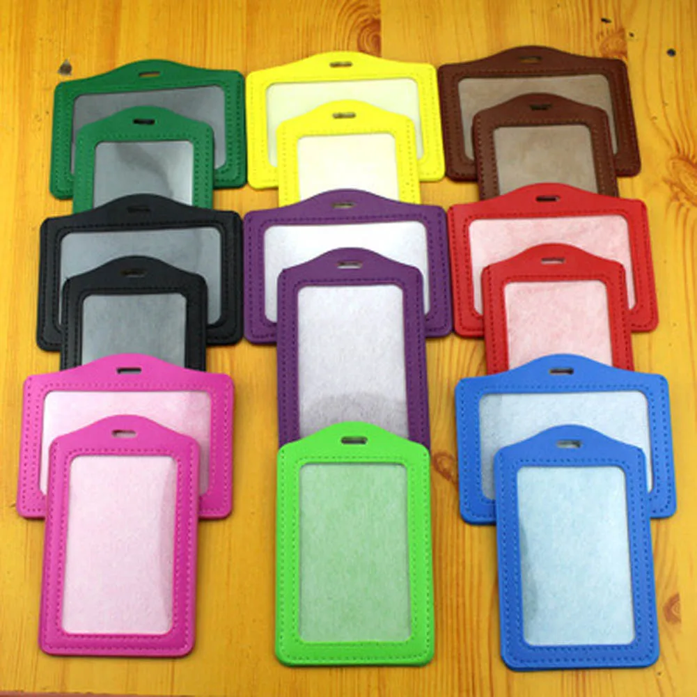 1 PCs PU Leather ID Badge Case Clear And Color Border Lanyard Holes Bank Credit Card ID Badge Holders Accessories Card Storage
1 PCs PU Leather ID Badge Case Clear And Color Border Lanyard Holes Bank Credit Card ID Badge Holders Accessories Card Storage
