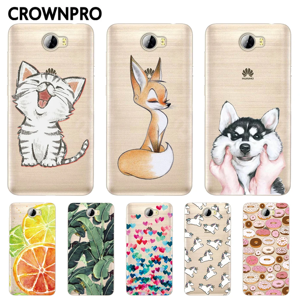 CROWNPRO Soft Silicone TPU Case FOR Huawei Y5 II Y5 2 / Y6 II Compact / Honor 5A LYO-L21 Cover Back For Huawei Y5II Phone Cases
CROWNPRO Soft Silicone TPU Case FOR Huawei Y5 II Y5 2 / Y6 II Compact / Honor 5A LYO-L21 Cover Back For Huawei Y5II Phone Cases