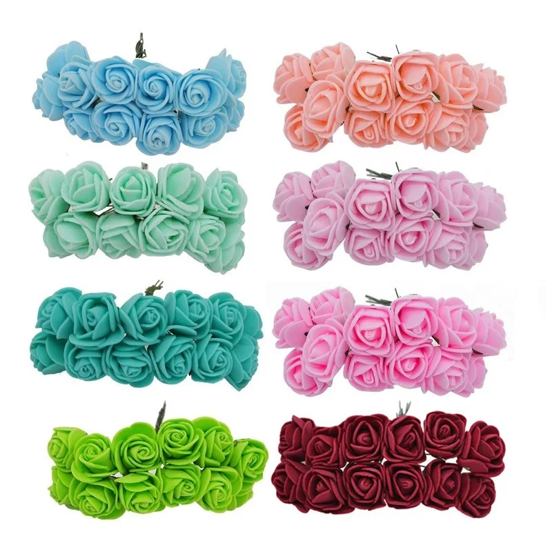 144pcs 2cm Artificial Flowers PE Foam Fake Rose Flower DIY Bouquet Pompom Wreath Bridal Flower for Wedding Decoration
144pcs 2cm Artificial Flowers PE Foam Fake Rose Flower DIY Bouquet Pompom Wreath Bridal Flower for Wedding Decoration