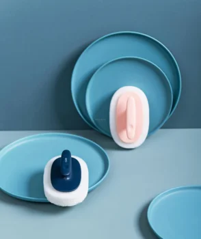 Brushes with handle and sponge multifunctional cleaning Dishes Pots Frying Loaf worktop blue pink white YORO
Brushes with handle and sponge multifunctional cleaning Dishes Pots Frying Loaf worktop blue pink white YORO