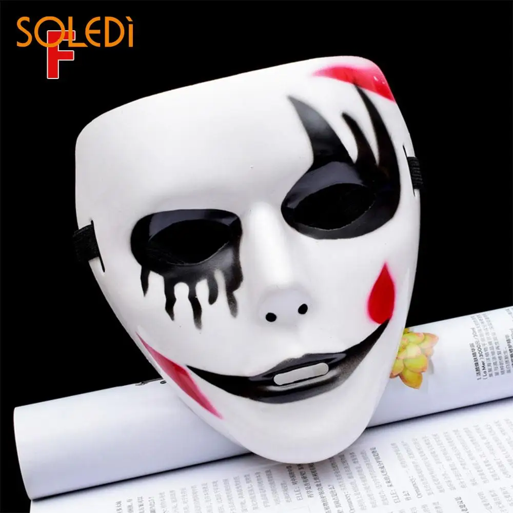 SOLEDI Halloween Mask Festival Plastic Thriller Disguise Ghost Dance Mask Impersonation Facepiece Halloween Supplies Party Mask
SOLEDI Halloween Mask Festival Plastic Thriller Disguise Ghost Dance Mask Impersonation Facepiece Halloween Supplies Party Mask